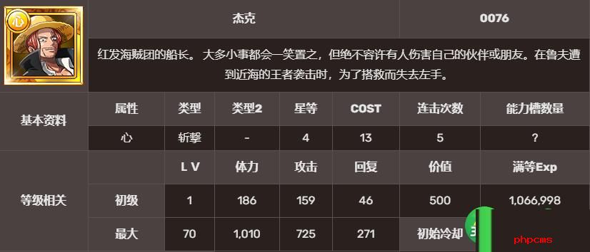 海贼王宝藏巡航杰克有什么技能 海贼王宝藏巡航杰克技能介绍