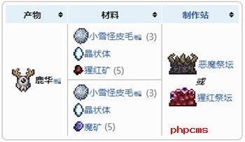 《泰拉瑞亚》鹿角怪召唤方法
