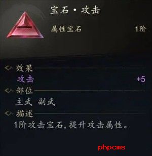 剑中宝石系统详解