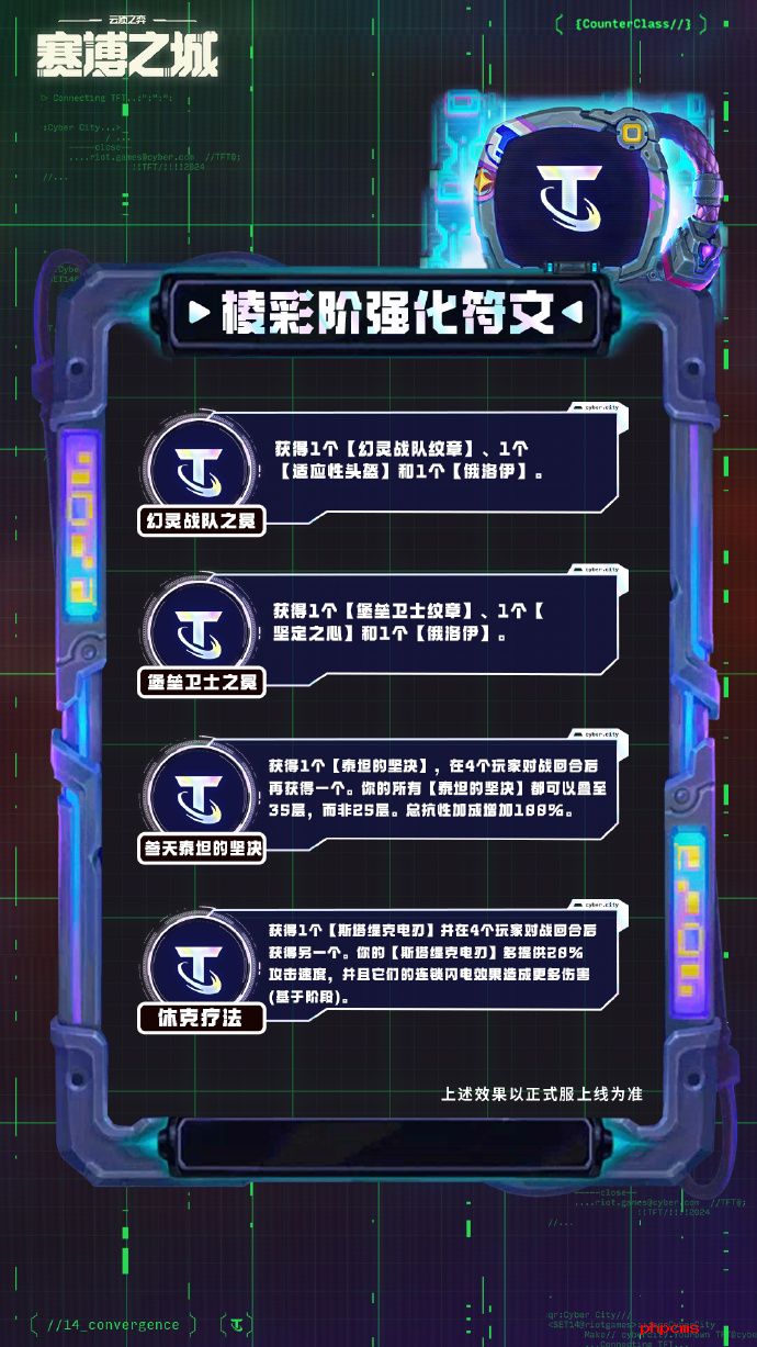 云顶之弈S14棱彩阶强化符文介绍 云顶之弈S14棱彩阶强化符文一览