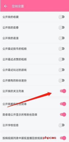 哔哩哔哩关注列表隐藏教程