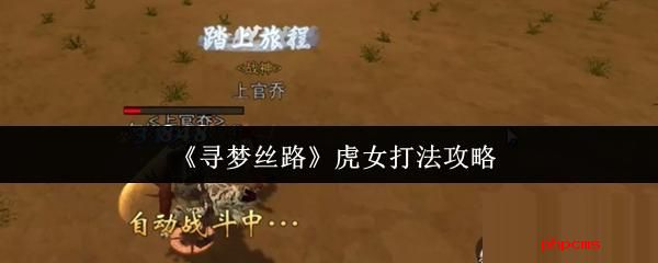 寻梦丝路虎女怎么打 寻梦丝路虎女打法攻略