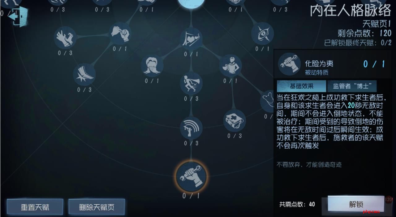 第五人格骑士人格天赋怎么点